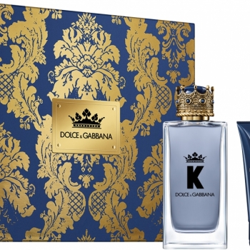 imagem K Dolce & Gabbana Kit - Perfume EDT 100 ml + Loção pós barba + travel spray 10 ml 